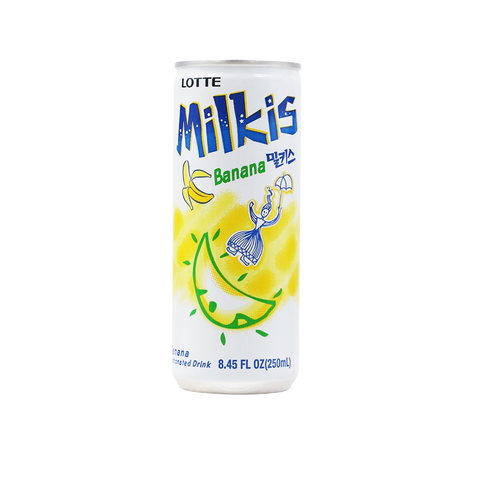 LOTTE Milkis Soda Drink | Banana Flavor (6 unit per pack)