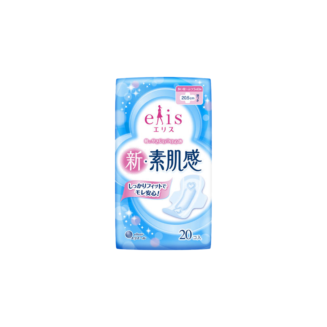 Unicharm -Ellis New Bare Skin Feel No wings 26 pcs | 20.5cm - Health & Beauty - Everyday eMall