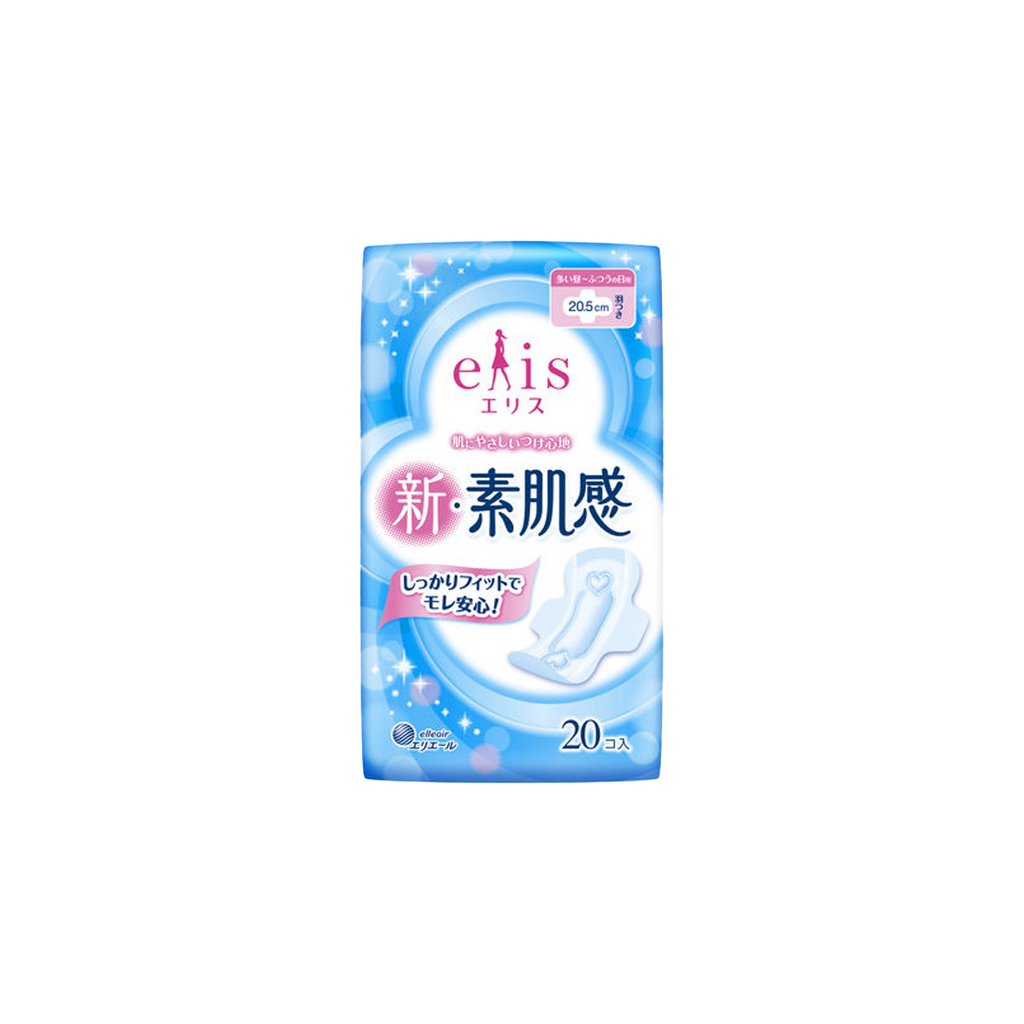Unicharm -Ellis New Bare Skin Feel No wings 26 pcs | 20.5cm - Health & Beauty - Everyday eMall