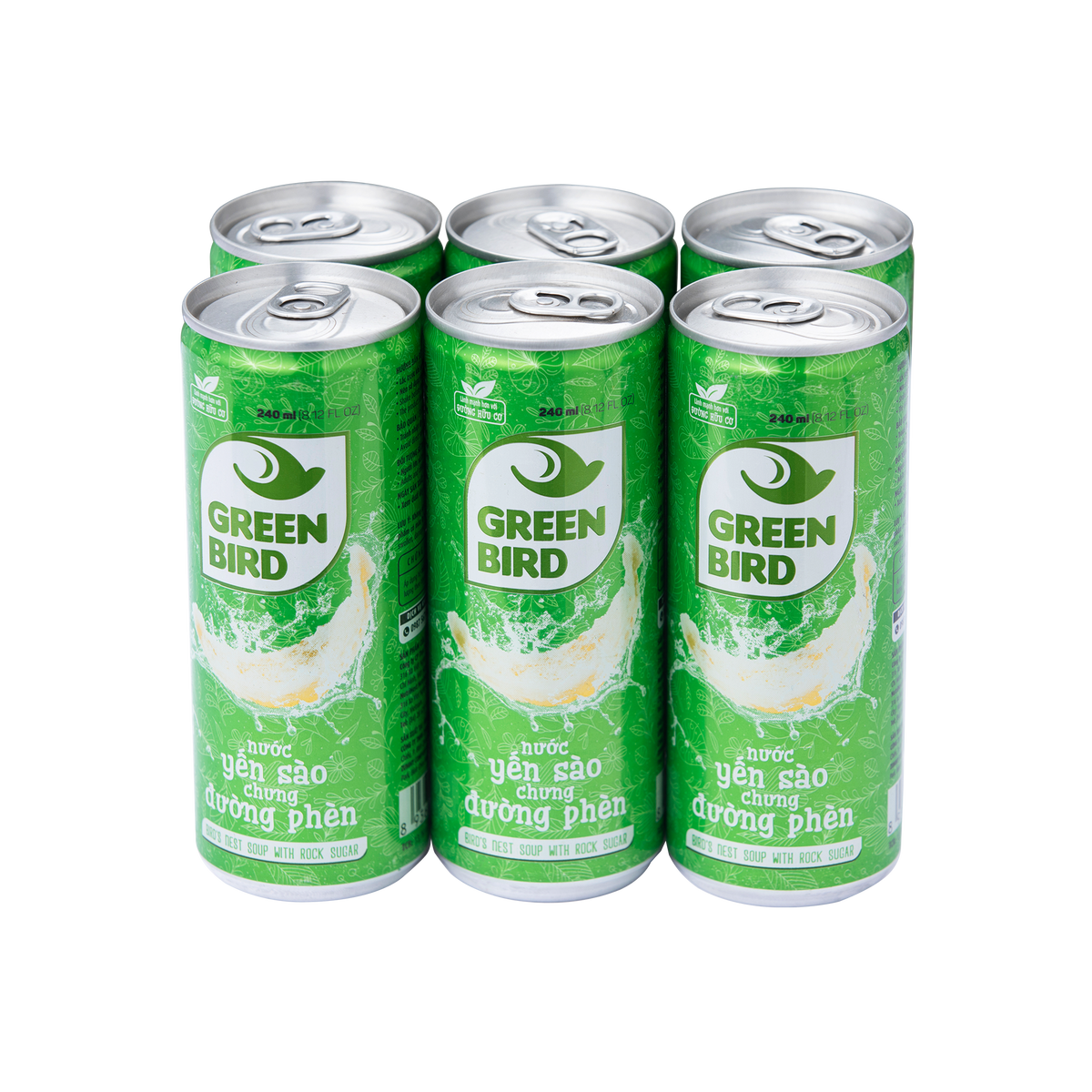 GREENBIRD -Bird's Nest Drink With Rock Sugar Set 6 Bottles*240ml - - Everyday eMall