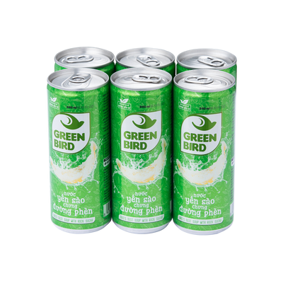 GREENBIRD -Bird's Nest Drink With Rock Sugar Set 6 Bottles*240ml - - Everyday eMall