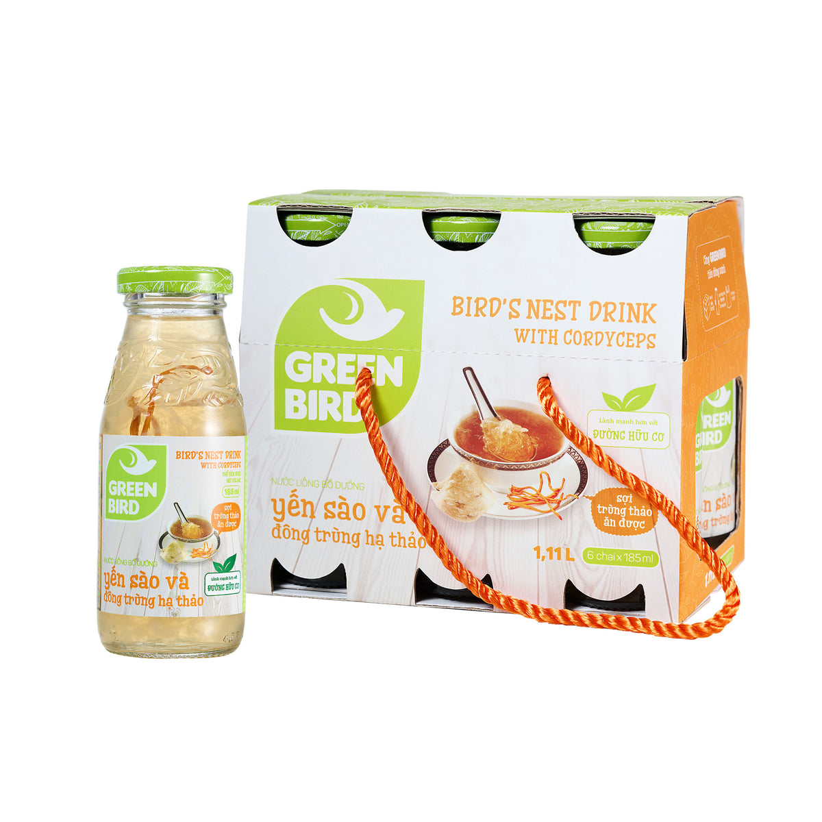 GREENBIRD -Multi-Flavor Bird's Nest Drink Sets, 185ml Per Bottle - - Everyday eMall