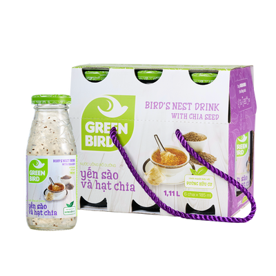 GREENBIRD -Multi-Flavor Bird's Nest Drink Sets, 185ml Per Bottle - - Everyday eMall