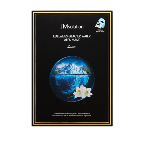 JM Solution Edelweiss Glacier Water Alps Mask Snow | 10pcs