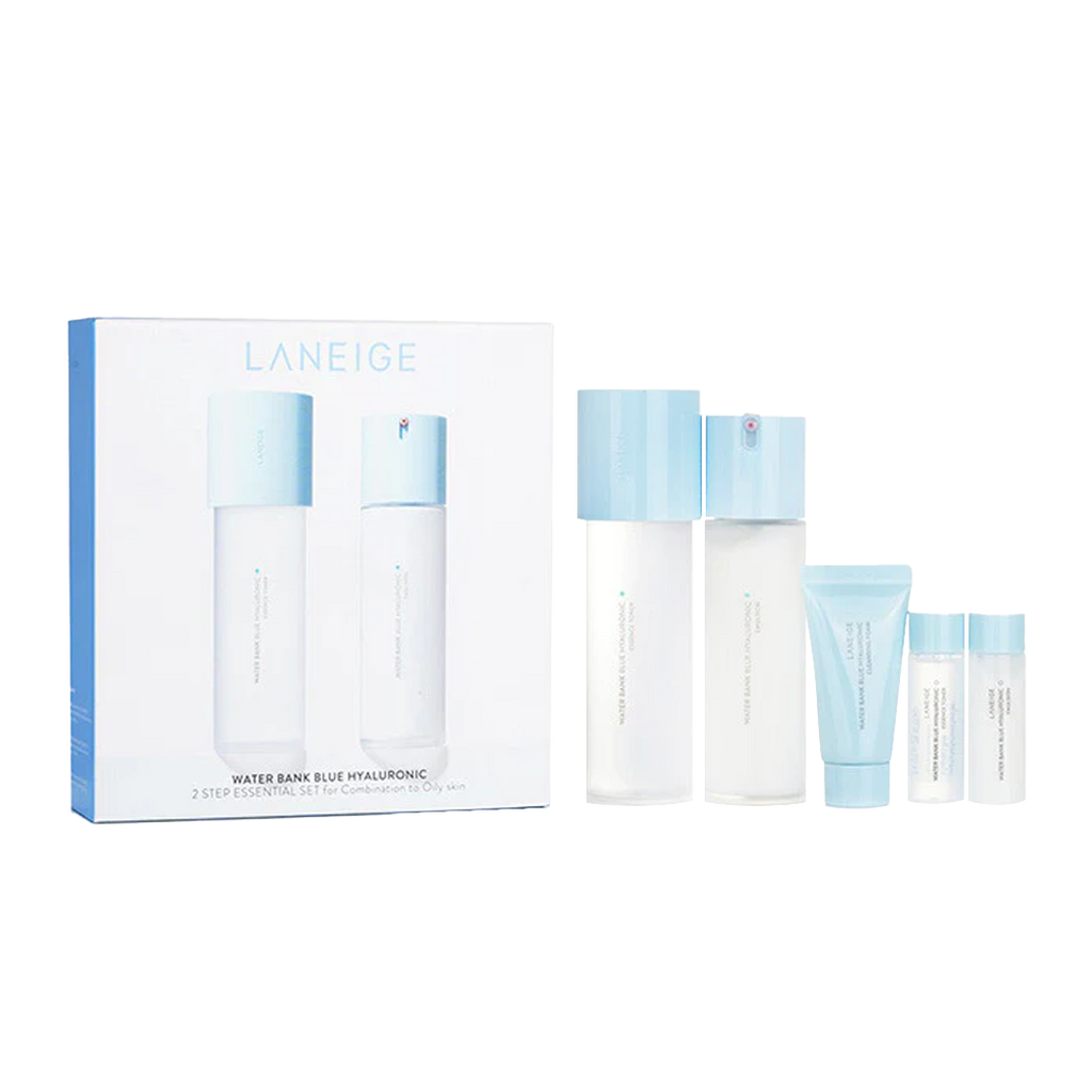 Laneige -Laneige Water Bank Blue Hyaluronic 2 Step Essential Set for Combination to Oily skin - Skincare - Everyday eMall