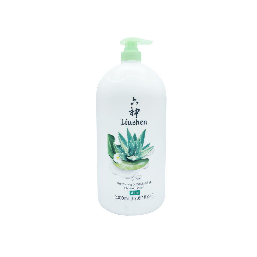 Liushen -Liushen Refreshing & Moisturizing Shower Cream | Aloe | 2000ml - Body Care - Everyday eMall