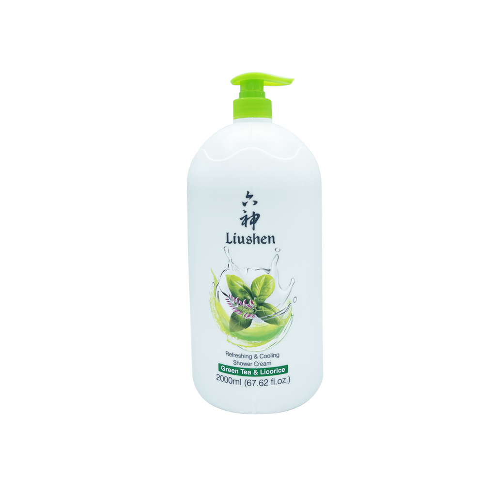 Liushen -Liushen Refreshing & Cooling Shower Cream | Green Tea & Licorice | 2000ml - Body Care - Everyday eMall