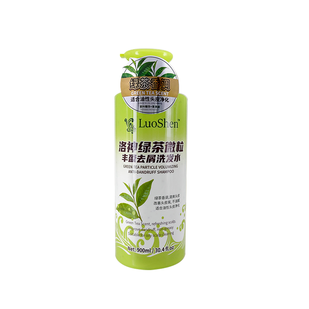 Luoshen -LuoShen Green Tea Particle Volumizing Anti-Dandruff Shampoo | 900ml - Hair Care - Everyday eMall