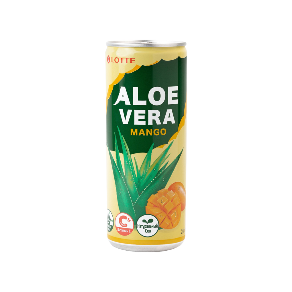 LOTTE -LOTTE Aloe Vera  | 240ml | Mango Flavor (6 unit per pack) - Beverage - Everyday eMall