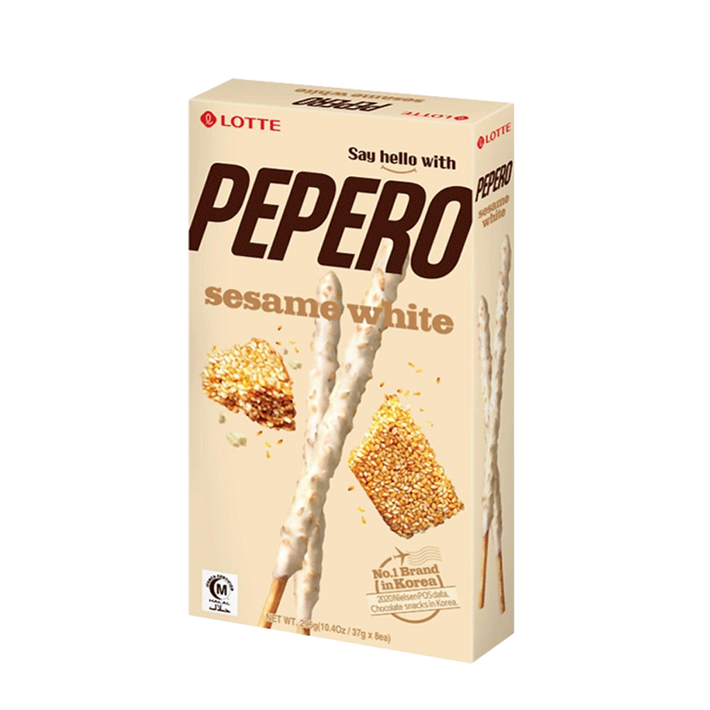 LOTTE -LOTTE Pepero | Sesame White | 1.31oz - Everyday Snacks - Everyday eMall