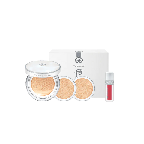 Whoo Gongjinhyang Seol Radiant White Moisture Cushion Foundation Special Set