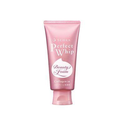 Shiseido -SHISEIDO SENKA Perfect Whip Collagen Foam Cleanser (Pink) | 120g - Skincare - Everyday eMall