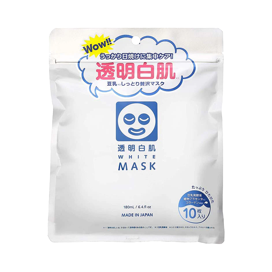 ISHIZAWA LAB -ISHIZAWA LAB White Toumei White Face Mask, 10pcs - Skin Care Masks & Peels - Everyday eMall