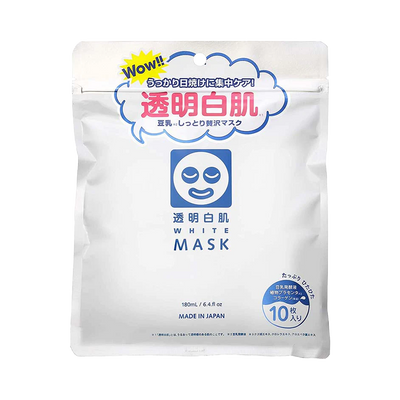 ISHIZAWA LAB -ISHIZAWA LAB White Toumei White Face Mask, 10pcs - Skin Care Masks & Peels - Everyday eMall