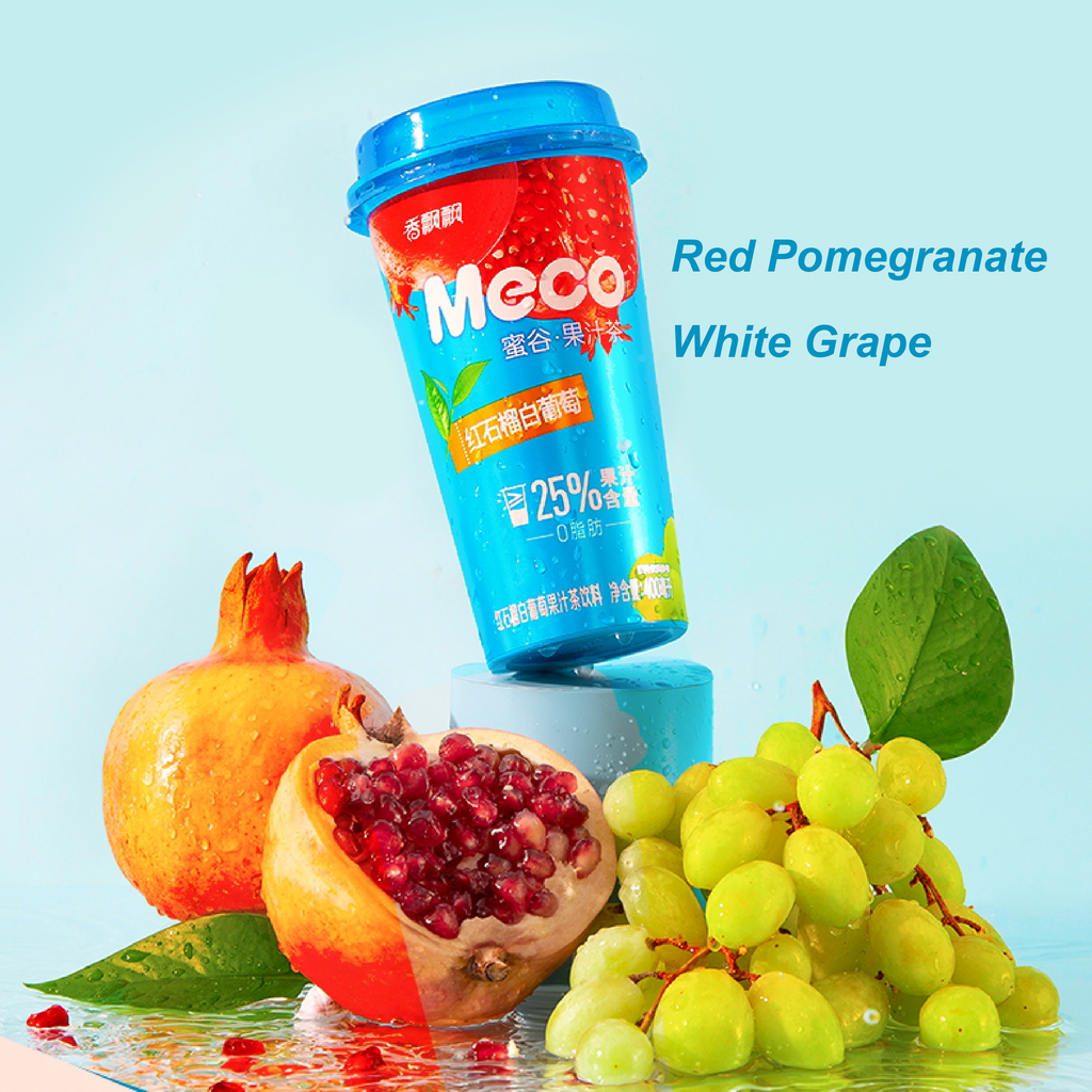 Senpure -香飘飘 MECO Fruit Tea (3 units per pack) | Red Pomegranate White Grape - Beverage - Everyday eMall