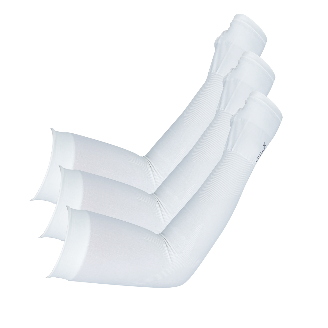 Salua -Salua Aqua.X Cool Arm Sleeves (with thumb hole) | White - Body Care - Everyday eMall