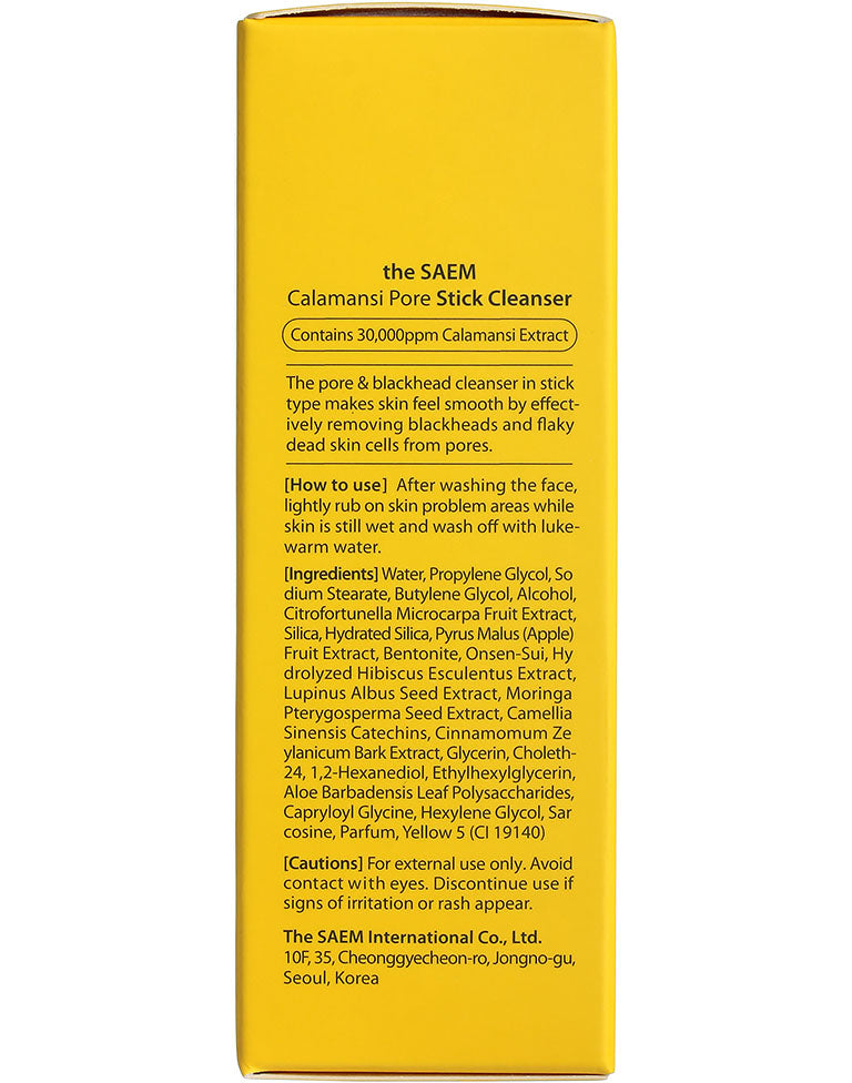 The SAEM -The SAEM Calamansi Pore Stick Cleanser - Skincare - Everyday eMall