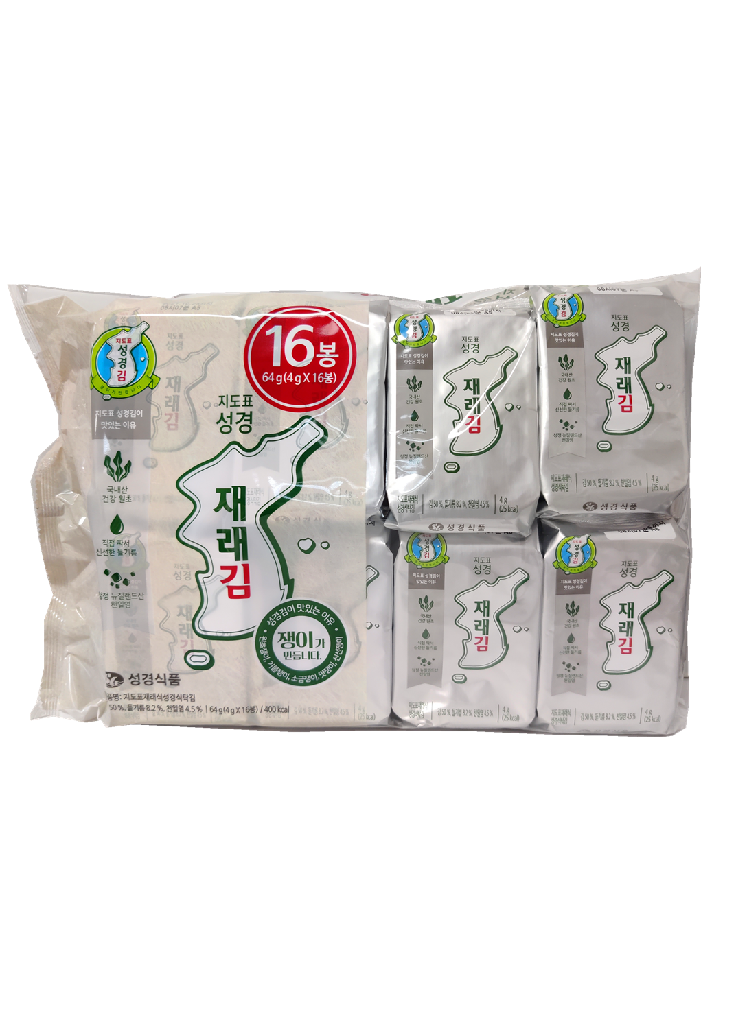 Sung Gyung -Sung Gyung Seasoned Roasted Seaweed Snack | Sea Salt | 16pcs - Everyday Snacks - Everyday eMall