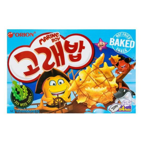 ORION Koreabob Baked Cracker, Seaweed Flavor