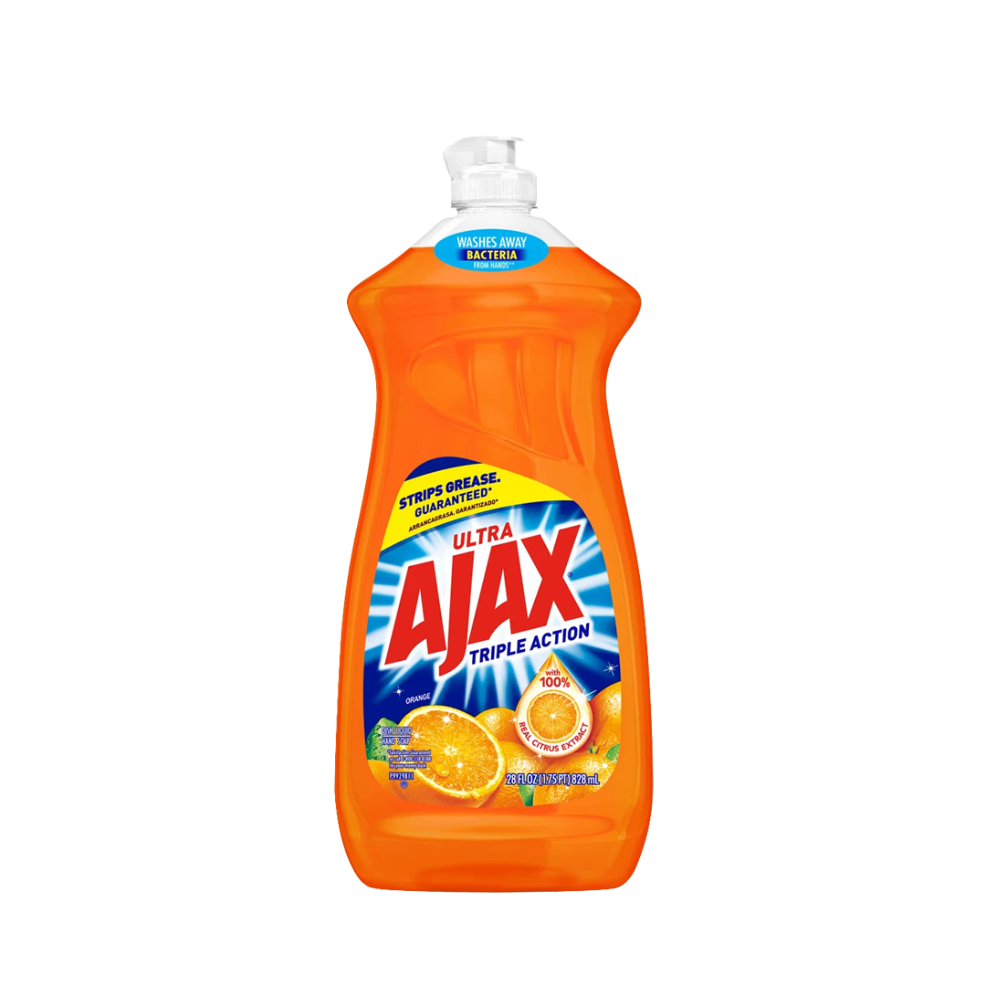 AJAX Ultra -AJAX Super Degreaser Dish Soap | Orange | 28 Oz. 828ml - Dish Soap - Everyday eMall