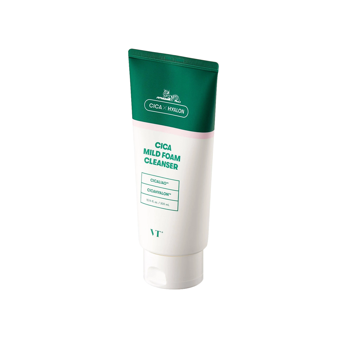 VT COSMETIC -VT CICA X HYALON Mild Foam Cleanser | 300ml - Cleansers - Everyday eMall