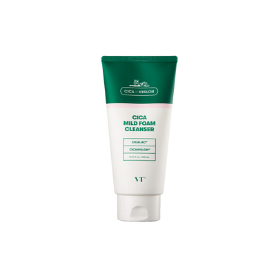 VT COSMETIC -VT CICA X HYALON Mild Foam Cleanser | 300ml - Cleansers - Everyday eMall