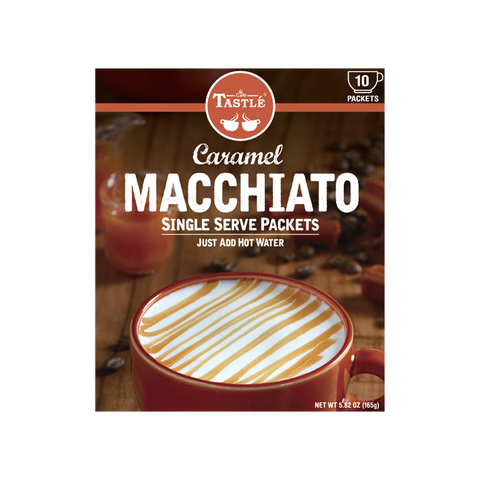 Café Tastlé Single Serve Coffee | Caramel Macchiato (10 Count, 5.82 oz / 165 g)