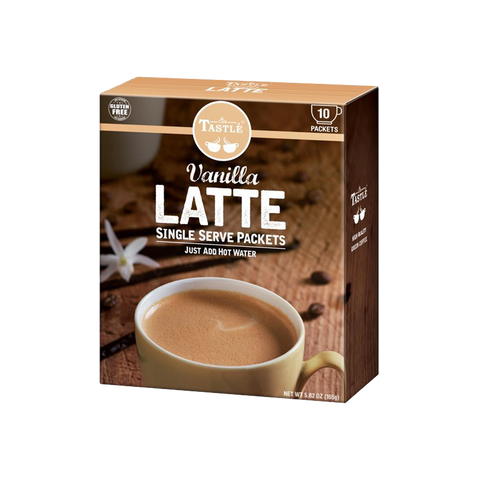 Café Tastlé 单份咖啡 | 香草拿铁（10 支，5.82 盎司/165克）