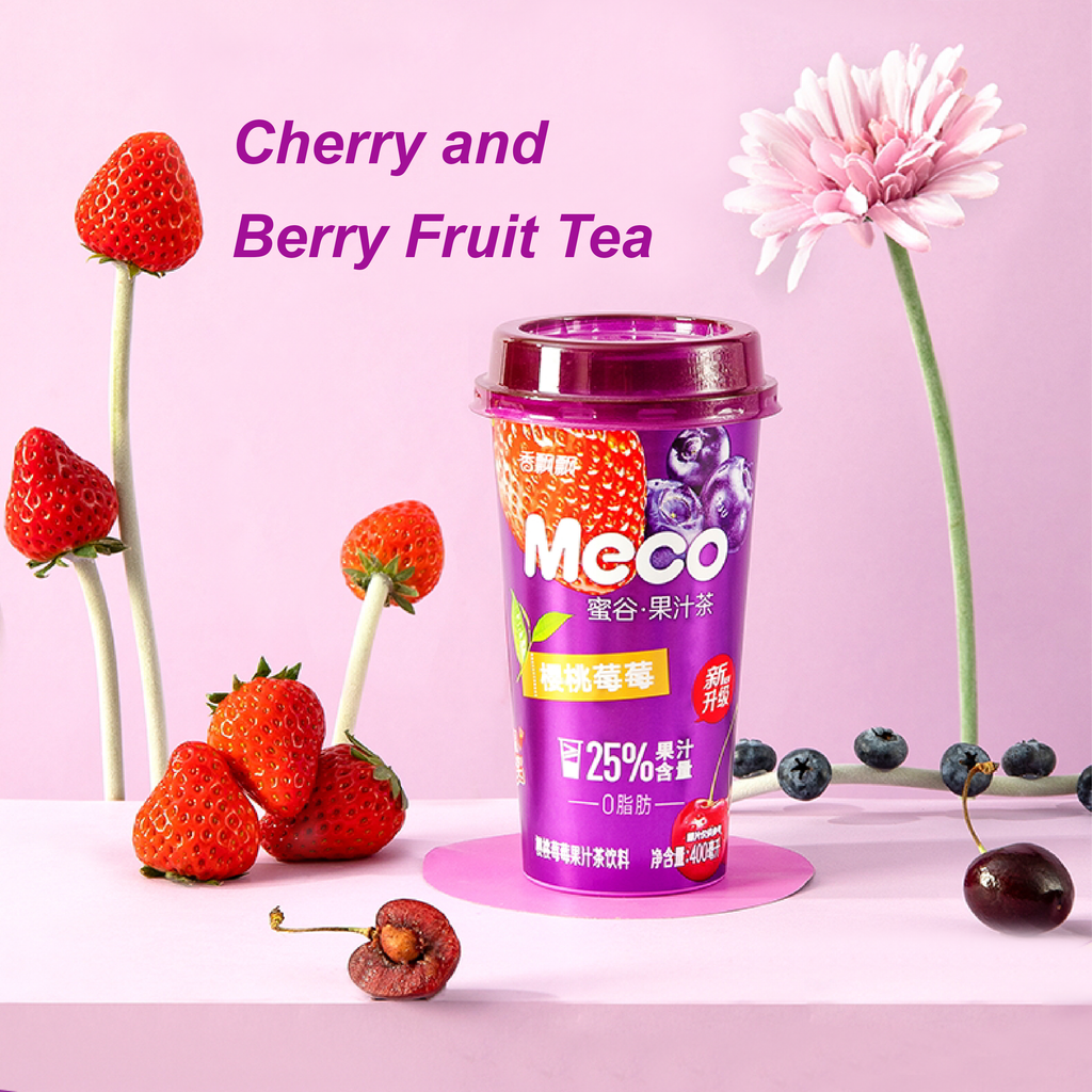 Senpure -香飘飘 MECO Fruit Tea (3 units per pack) | Cherry and Berry - Beverage - Everyday eMall