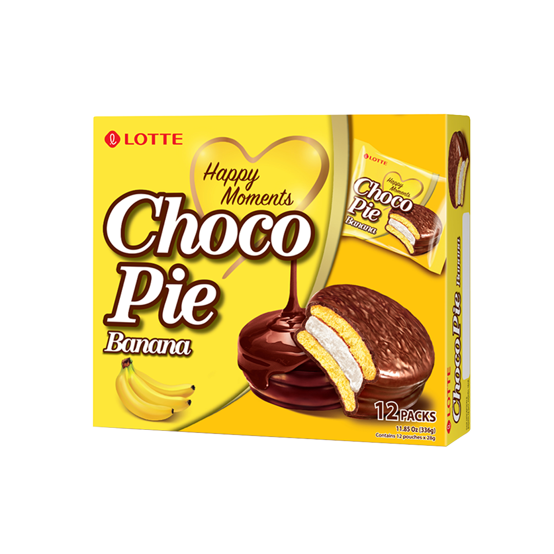 LOTTE -LOTTE Choco Pie | Multiple flavors | 12 Packs - Cakes - Everyday eMall