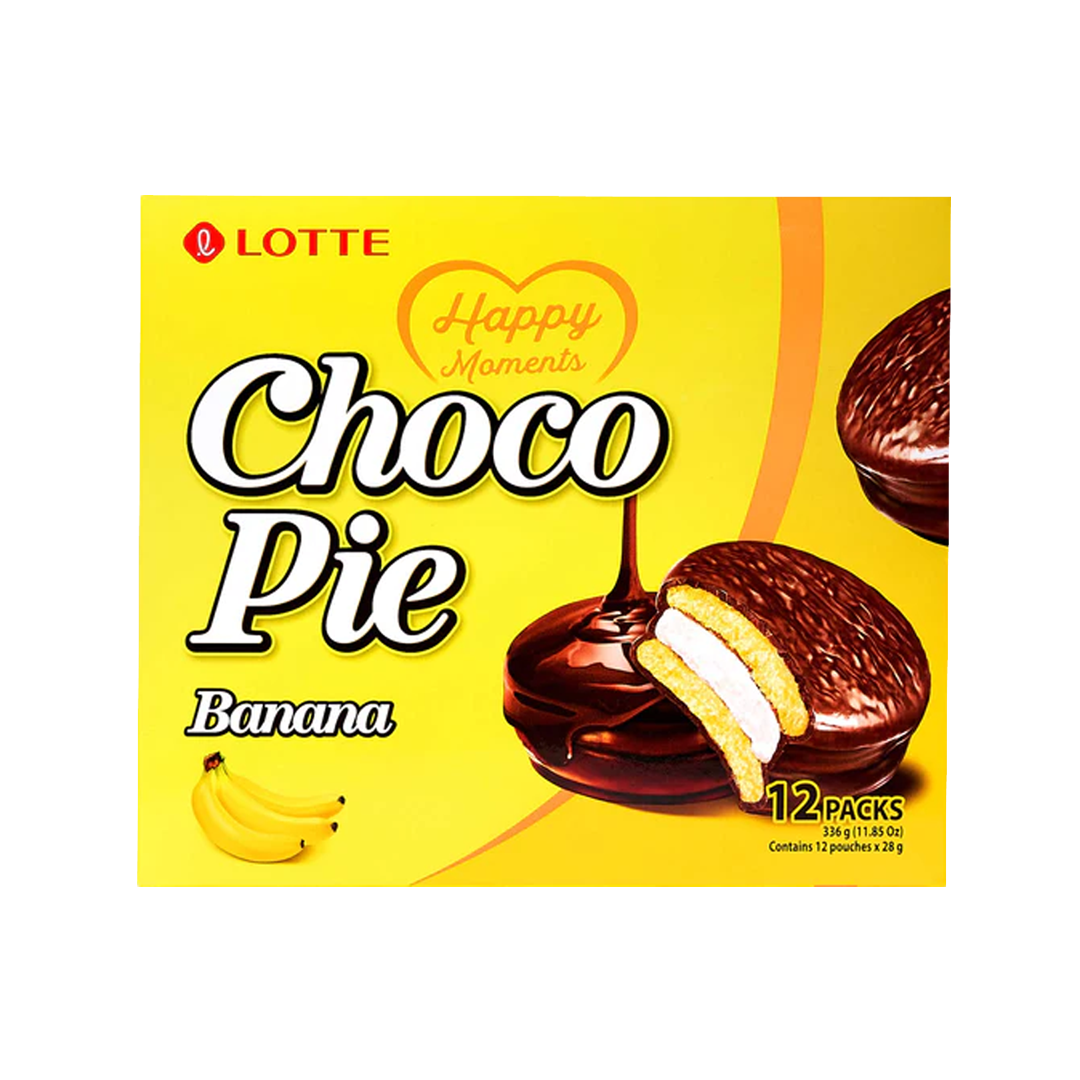 LOTTE -LOTTE Choco Pie | Multiple flavors | 12 Packs - Cakes - Everyday eMall