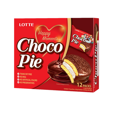 LOTTE Choco Pie | Original Flavor | 12 Packs