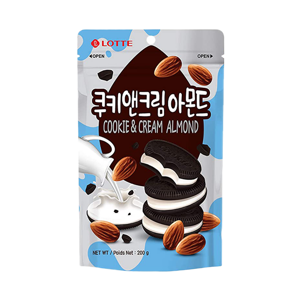 LOTTE -LOTTE Roasted Almond Snacks, Crunchy & Flavorful | Cookie & Cream Almond - Everyday Snacks - Everyday eMall