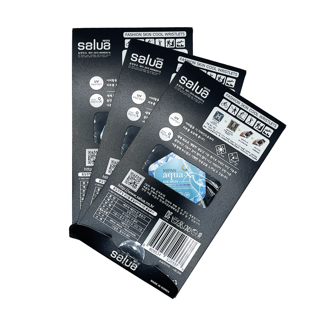 Salua -Salua Fashion Pattern Skin Cool Wristlets (with thumb hole) - Body Care - Everyday eMall