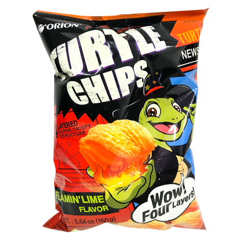 ORION Turtle Chips | Flamin' Lime Flavor