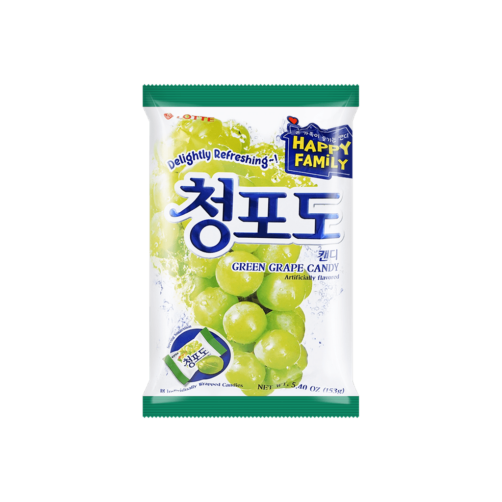 LOTTE -LOTTE Green Grape Candy | 18pcs - Everyday Snacks - Everyday eMall
