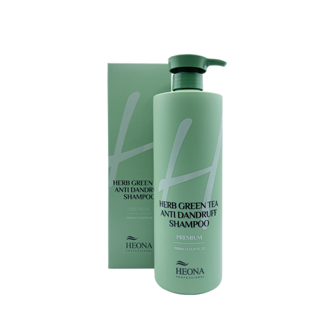 HEONA Herb Green Tea Anti Dandruff Shampoo | 1000 ml