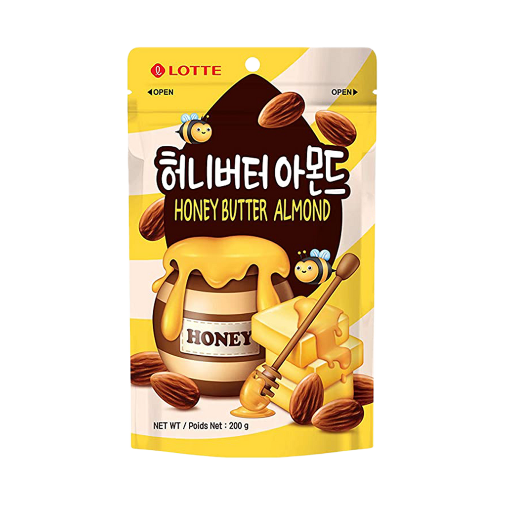 LOTTE -LOTTE Roasted Almond Snacks, Crunchy & Flavorful | Honey Butter Almond - Everyday Snacks - Everyday eMall