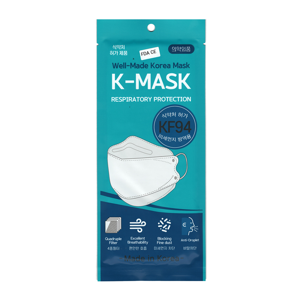 THE PUREUN -THE PUREUN K-mask KF94, Made in Korea | White - Face Mask - Everyday eMall