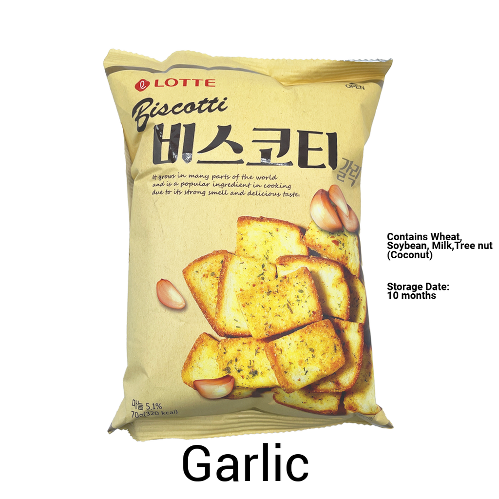 LOTTE -LOTTE Biscotti | Garlic Flavor - Everyday Snacks - Everyday eMall