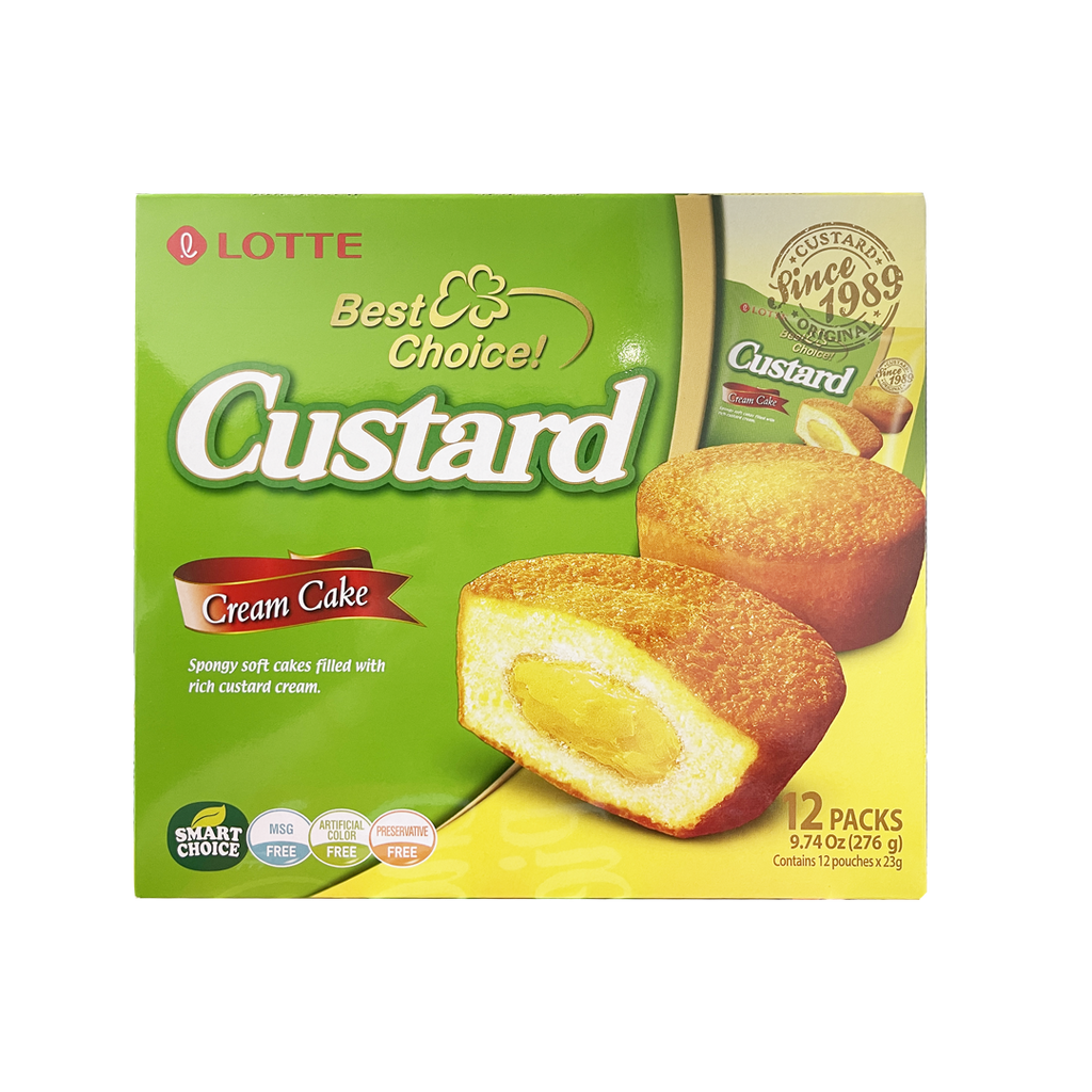 LOTTE -LOTTE Custard Cream Cake | 12 pcs - Everyday Snacks - Everyday eMall