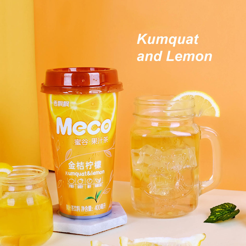 Senpure -香飘飘 MECO Fruit Tea (3 units per pack) | Kumquat and Lemon - Beverage - Everyday eMall
