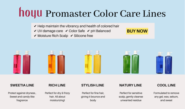 HOYU -Hoyu Promaster Color Care Lines | (Blue) Cool Shampoo (for Thorough Cleansing) - Hair Care - Everyday eMall
