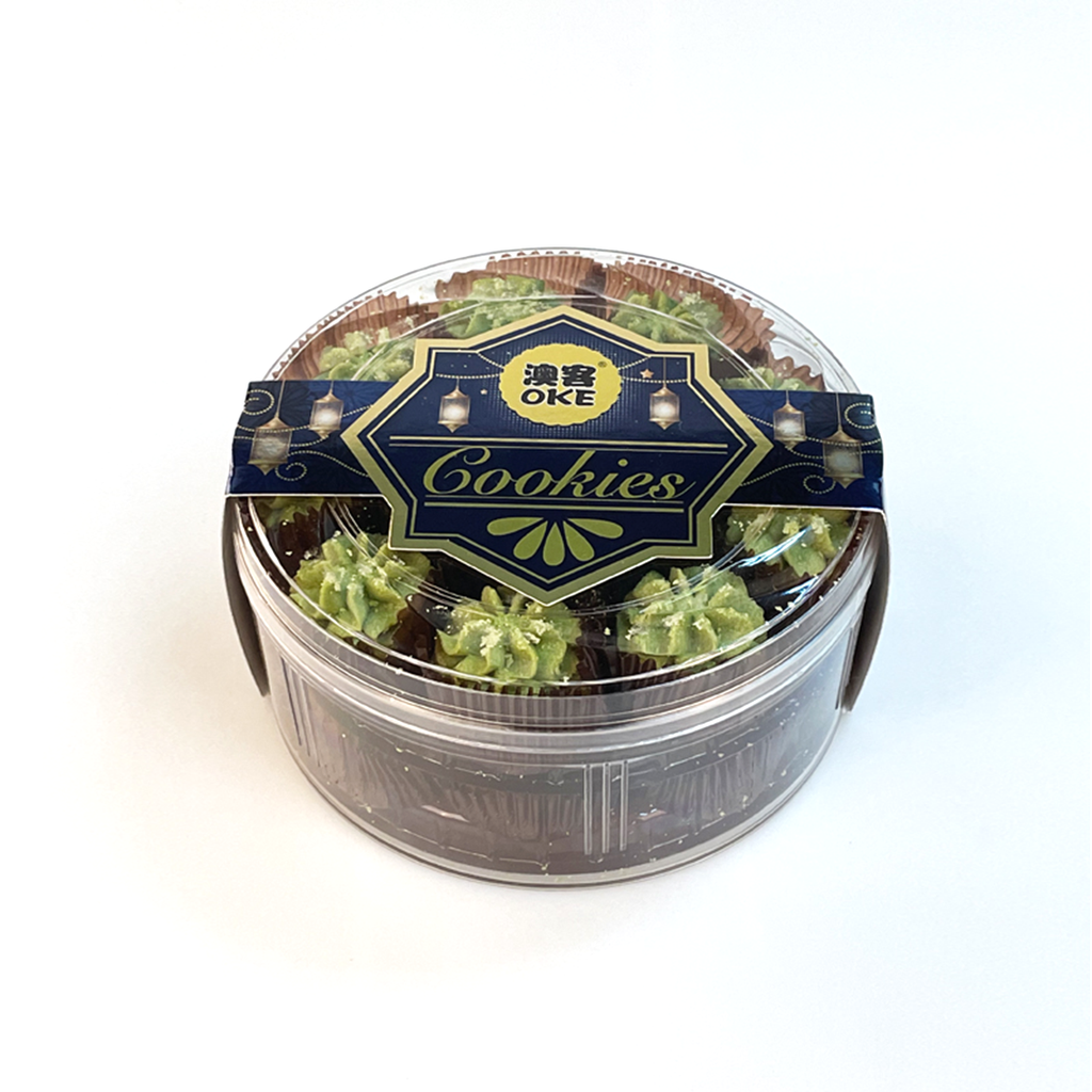 OKE -OKE Traditional Macau Snack | Melt-In-Your-Mouth Butter Cookies | 260g / 9.17oz | Matcha Flavor - Everyday Snacks - Everyday eMall