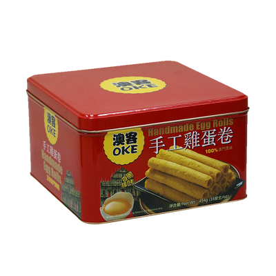OKE -OKE Traditional Macau Snack | Handmade Crunchy Egg Rolls | Traditional Metal Box Edition | Multiple flavors - Everyday Snacks - Everyday eMall