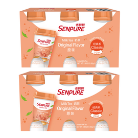 SENPURE Classic Milk Tea With Coconut Jelly (Pack of 6) | Original