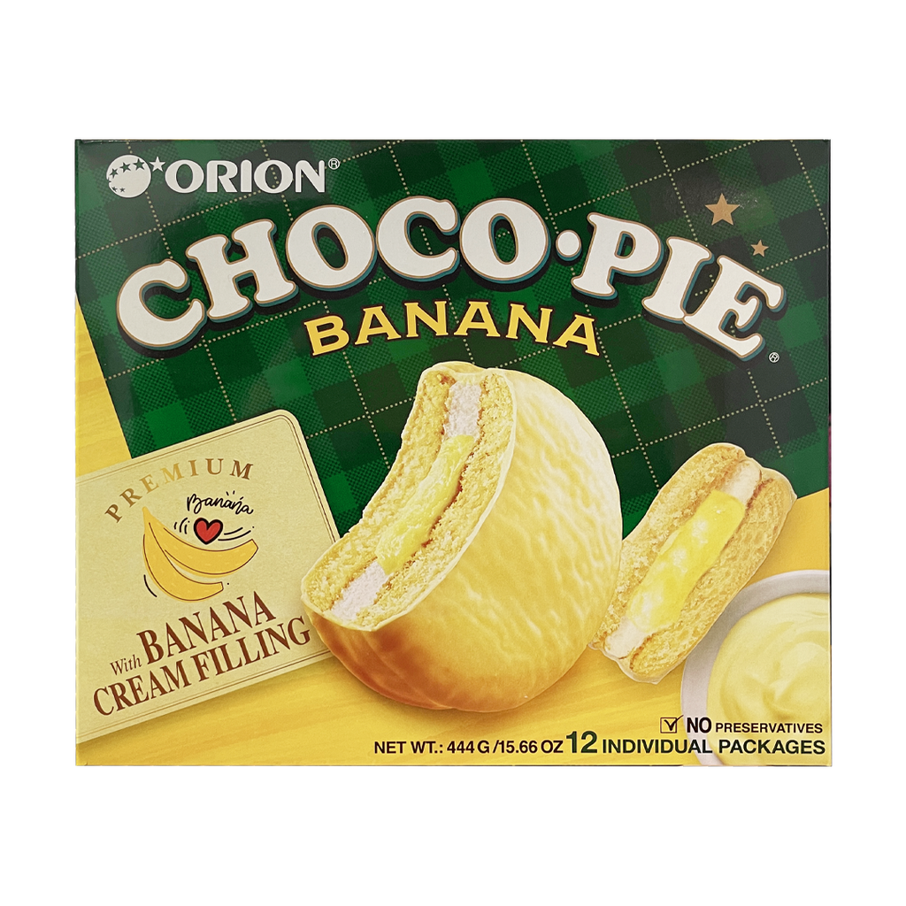 Orion -ORION Choco Pie Banana Flavor | 12pcs - Everyday Snacks - Everyday eMall