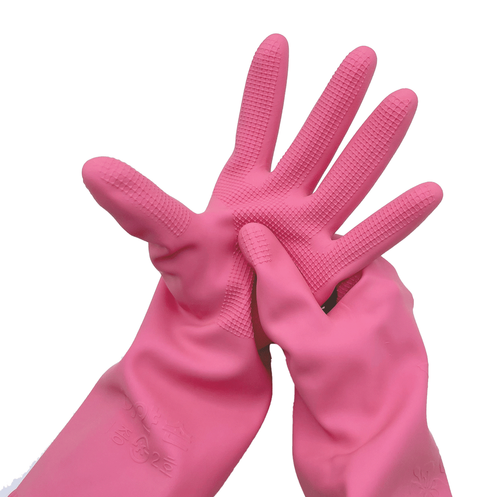 Full length best sale rubber gloves