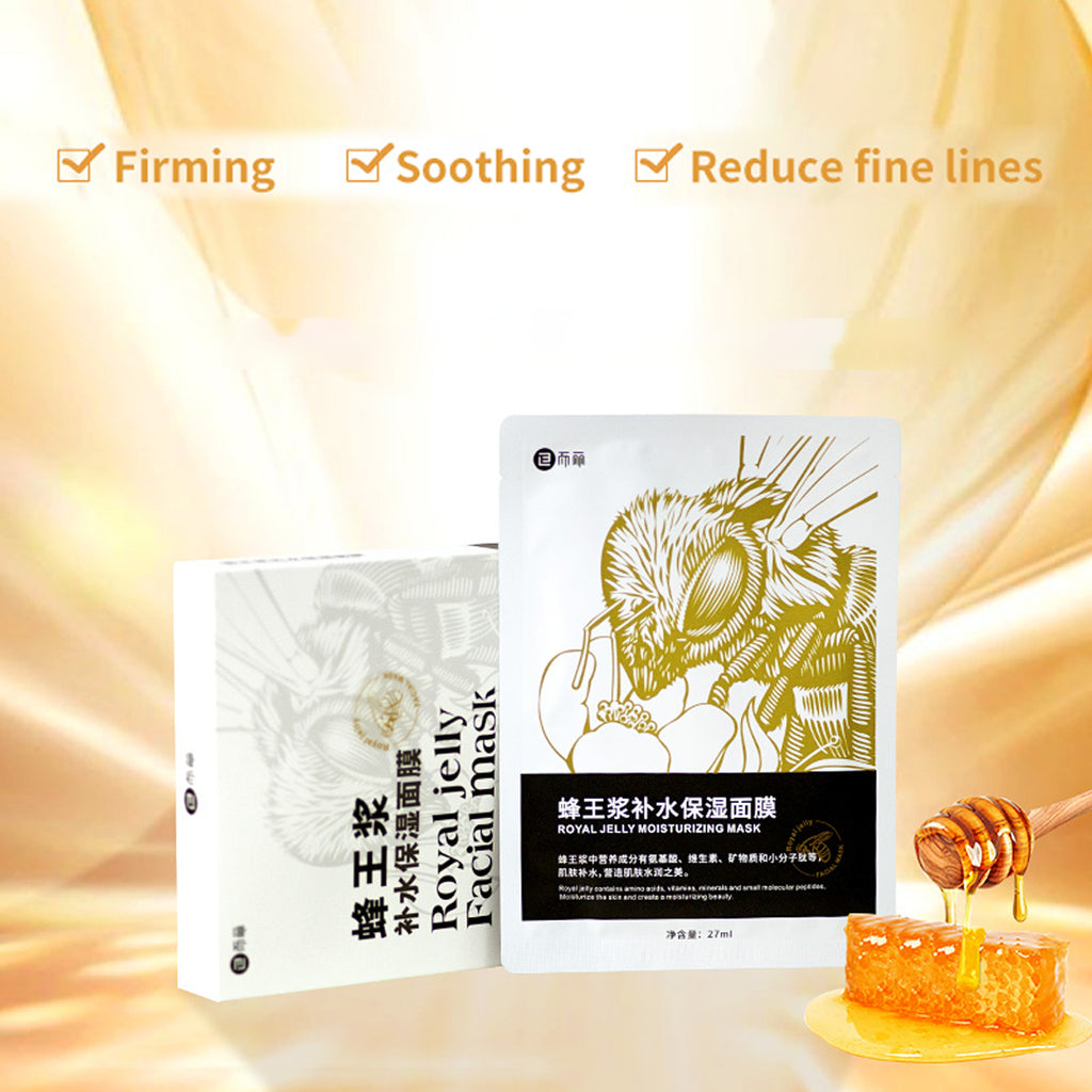 ErLi -ErLi Royal Jelly Moisturizing Mask | 5pcs - Skin Care Masks & Peels - Everyday eMall