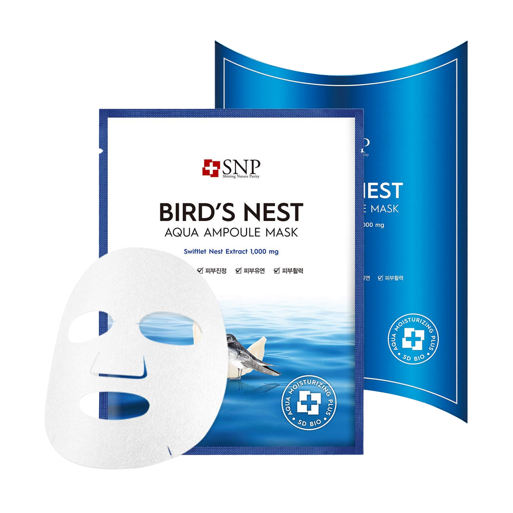 SNP -SNP Bird's Nest Aqua Ampoule Mask | 10pcs - Skin Care Masks & Peels - Everyday eMall